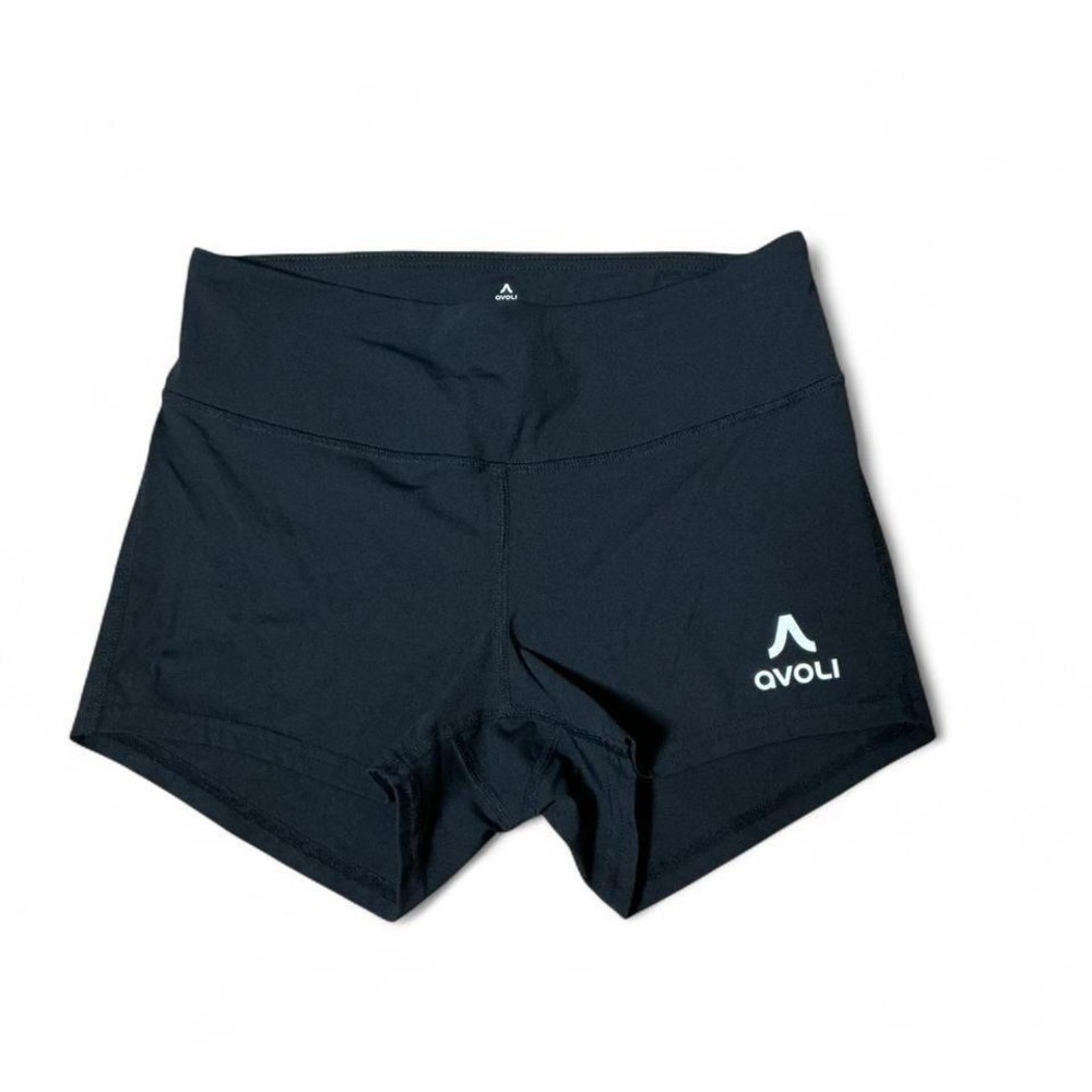 Avoli Womens Volleyball Shorts Black Size S Small AA-131 Athletic Compression